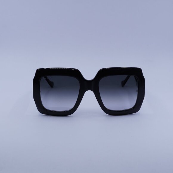 Gucci GG1022S 001 Sunglasses Black Square Frame, Grey Lenses main image 11